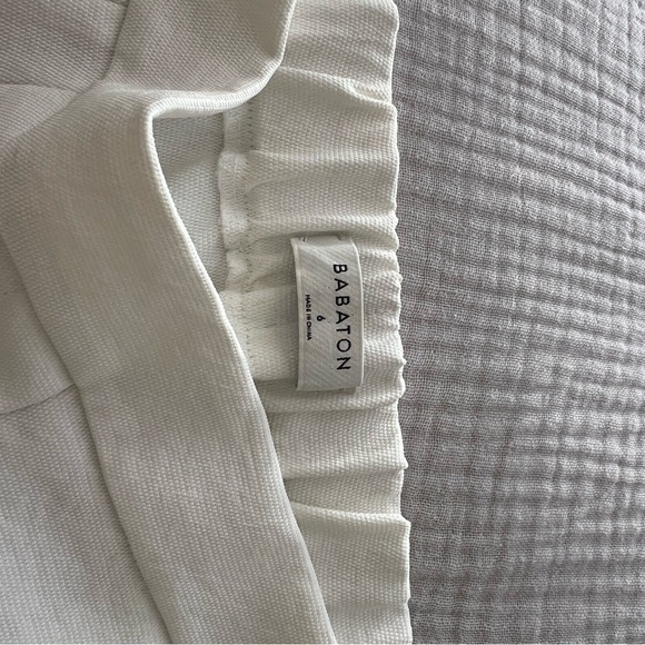 Aritzia Cohen Ankle Pant - White - Picture 3 of 4